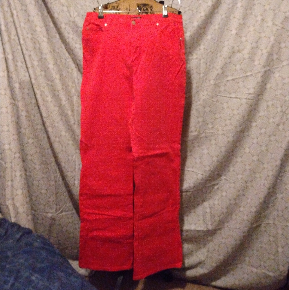 Metrostyle Bright Red Jeans